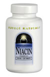 Source Naturals Niacin 100 mg 250 tablet