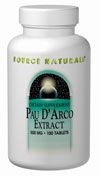 Source Naturals Pau D'Arco Extract 500 mg 100 tablet