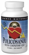 Source Naturals Policosanol with Coenzyme Q10 10 mg 60 tablet