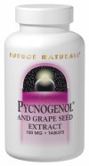 Source Naturals Pycnogenol and Grape Seed Extract 50 mg 120 tablet