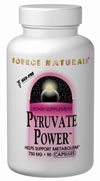 Source Naturals Pyruvate Power 750 mg 60 capsule