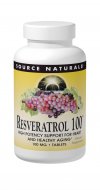 Source Naturals Resveratrol 100 100 mg 30 tablet