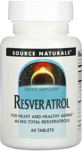 Source Naturals Resveratrol 40 mg 60 tablet