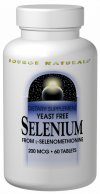 Source Naturals Selenium, Yeast Free 200 mcg 120 tablet