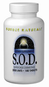 Source Naturals S.O.D. 2000 180 tablet