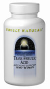 Source Naturals Trans-Ferulic Acid 250 mg 60 tablet