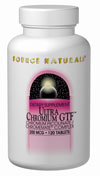 Source Naturals Ultra Chromium GTF 200 mcg 120 tablet