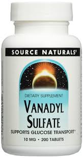 Source Naturals Vanadyl Sulfate 10 mg 200 tablet