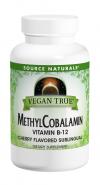 Source Naturals Vegan True Methylcobalamin 1 mg Cherry 60 lozenge