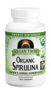 Source Naturals Vegan True Organic Spirulina 500 mg 100 tablet