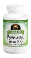 Source Naturals Vegan True Phosphatidyl Serine 100 100 mg 30 capvegi