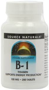 Source Naturals Vitamin B-1 100 mg 250 tablet