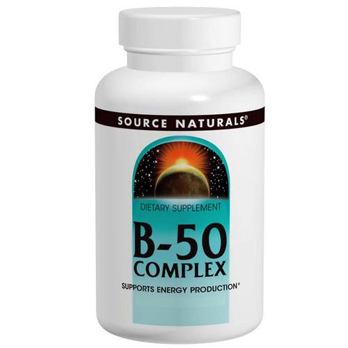 Source Naturals Vitamin B-50 Complex 50 mg 250 tablet