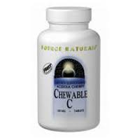 Source Naturals Acerola Cherry Chewable C 120 mg Fruit 250 tablet