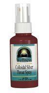 Source Naturals Wellness Colloidal Silver Throat Spray 30 ppm 1 fl oz