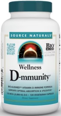 Source Naturals Wellness D-mmunity 120 capvegi