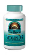 Source Naturals Wellness Vitamin D-3 2000 IU 100 softgel