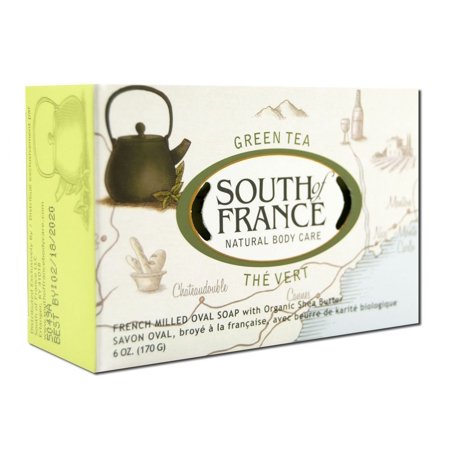 South of France Bar Soap Oval Green Tea 6 oz-OUT OF STOCK