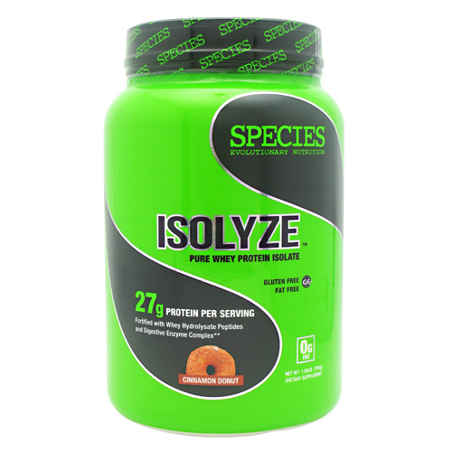 Species Nutrition - Isolyze Cinnamon Donut 22 servings