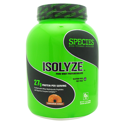Species Nutrition - Isolyze Cinnamon Donut 44 servings