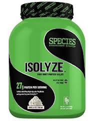 Species Nutrition - Isolyze Vanilla Ice Cream 44 servings