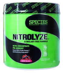 Species Nutrition - Nitrolyze Stimulant Free Berry Blast