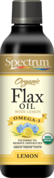 Spectrum Essentials Flax Oil with Lemon 8 oz-OUT OF STOCK