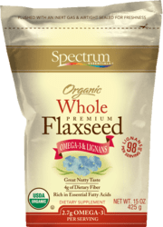 Spectrum Essentials Flaxseed Organic, Whole 15 oz