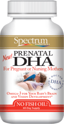 Spectrum Essentials Prenatal DHA 580mg 60 Softgels      TEMPORARILY UNAVAILABLE