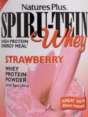 Spirutein Strawberry Whey Packets 8 Pk