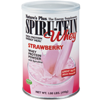 Spirutein  Strawberry Whey Shake 1.08Lb     TEMPORARILY UNAVAILABLE