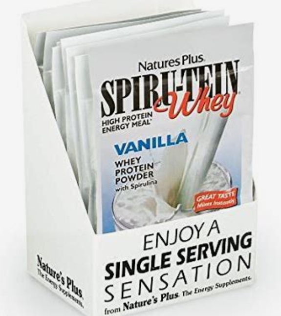 Spirutein Vanilla Whey Packets 8Pk