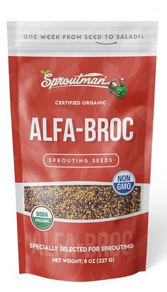 Sproutman Organic Alfa-Broc Sprouting Seed