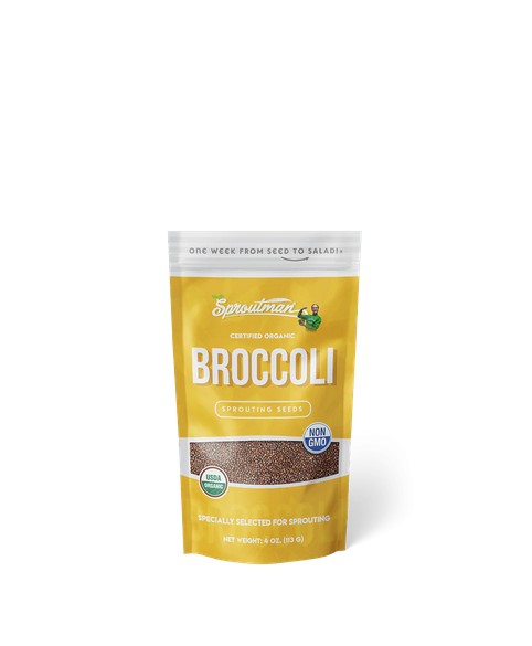 Sproutman Organic Broccoli Sprouting Seed
