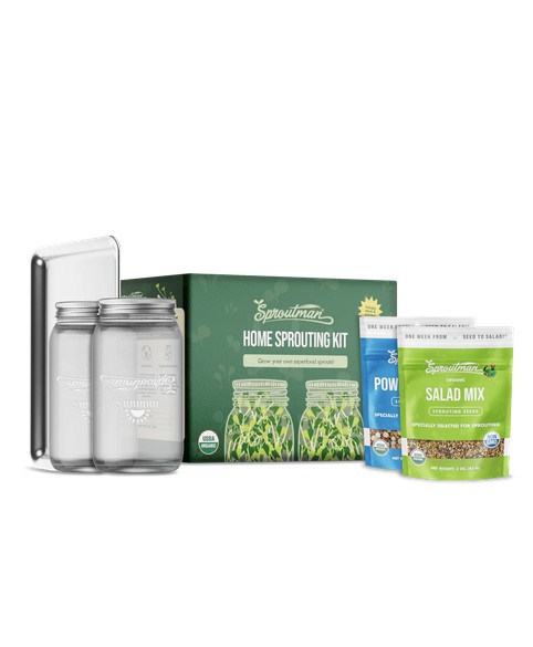 Sproutman Sprouting Kit Double Jar