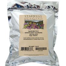 Starwest Botanicals Organic Burdock Root C/S 1 lb