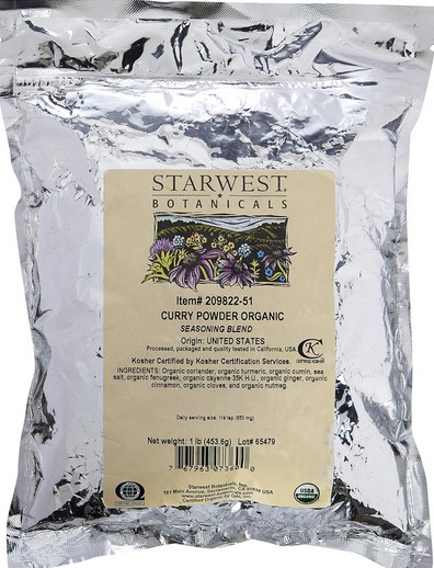 Starwest Botanicals Organic Curry Powder 1 lb-UNAVAILABLE