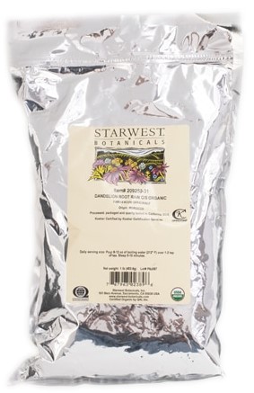 Starwest Botanicals Organic Dandelion Root C/S 1 lb