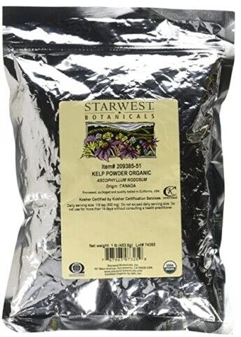 Starwest Botanicals Organic Kelp Powder 1 lb