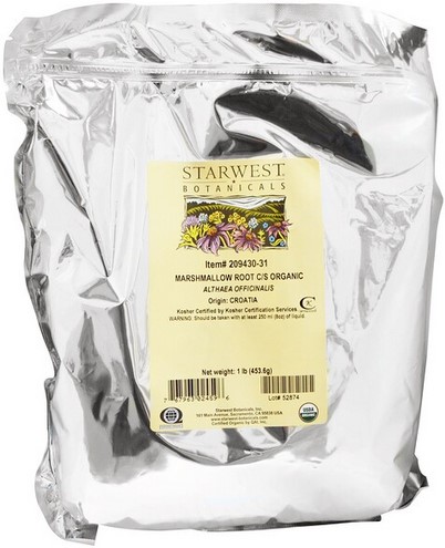 Starwest Botanicals Organic Marshmallow Root C/S 1 lb