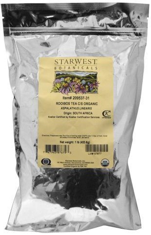 Starwest Botanicals Organic Rooibos Tea C/S 1 lb