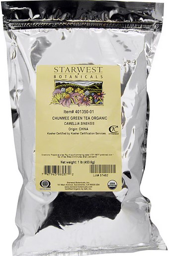 Starwest Botanicals Tea Chunmee Green Organic 1 lb