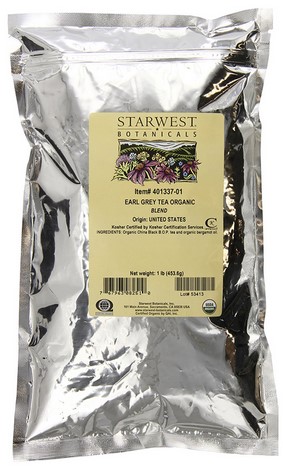 Starwest Botanicals Tea Earl Grey Organic 1 lb