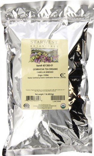 Starwest Botanicals Tea Genmaicha Organic 1 lb