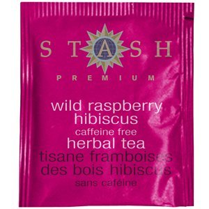 Stash Tea - Wild Raspberry Hibiscus Tea Caffeine Free (20bags)