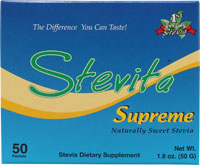 Stevita - Stevia Sup,No Maltodxtrin 50 PKT