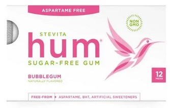 Stevita Stevita Hum SugarFree Gum Bubblegum 12 / 12 ct