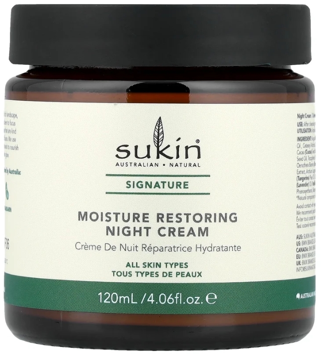 Sukin Moisture Restoring Night Cream 4.06 ounce