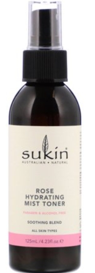 Sukin Rose Hydration Mist Toner 4.23 ounce