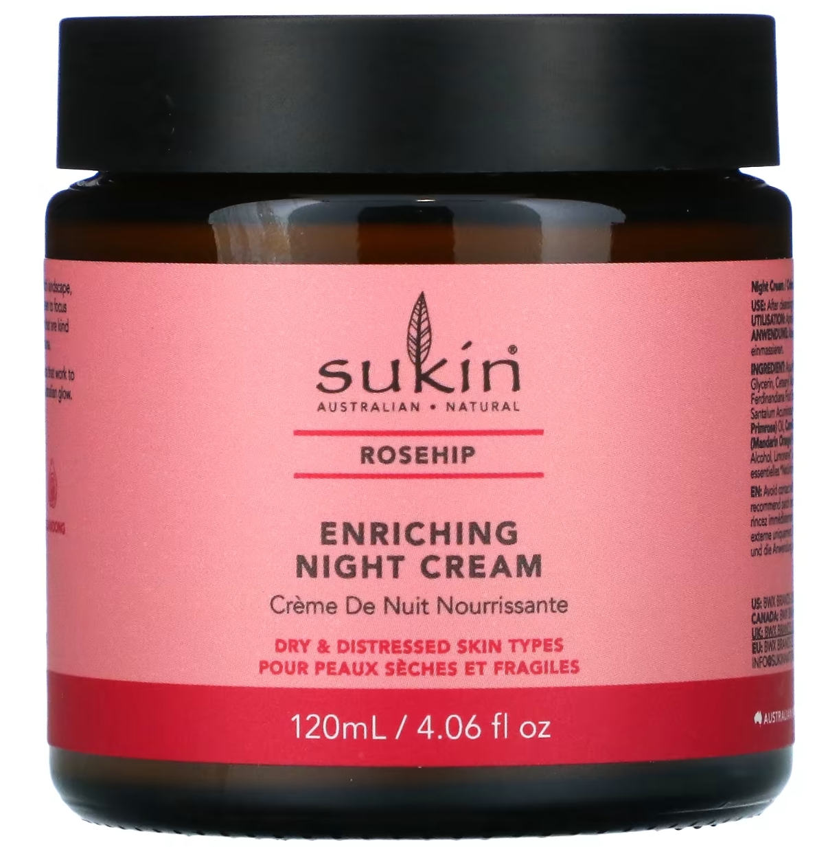 Sukin Rosehip Enriching Night Cream 4.06 ounce